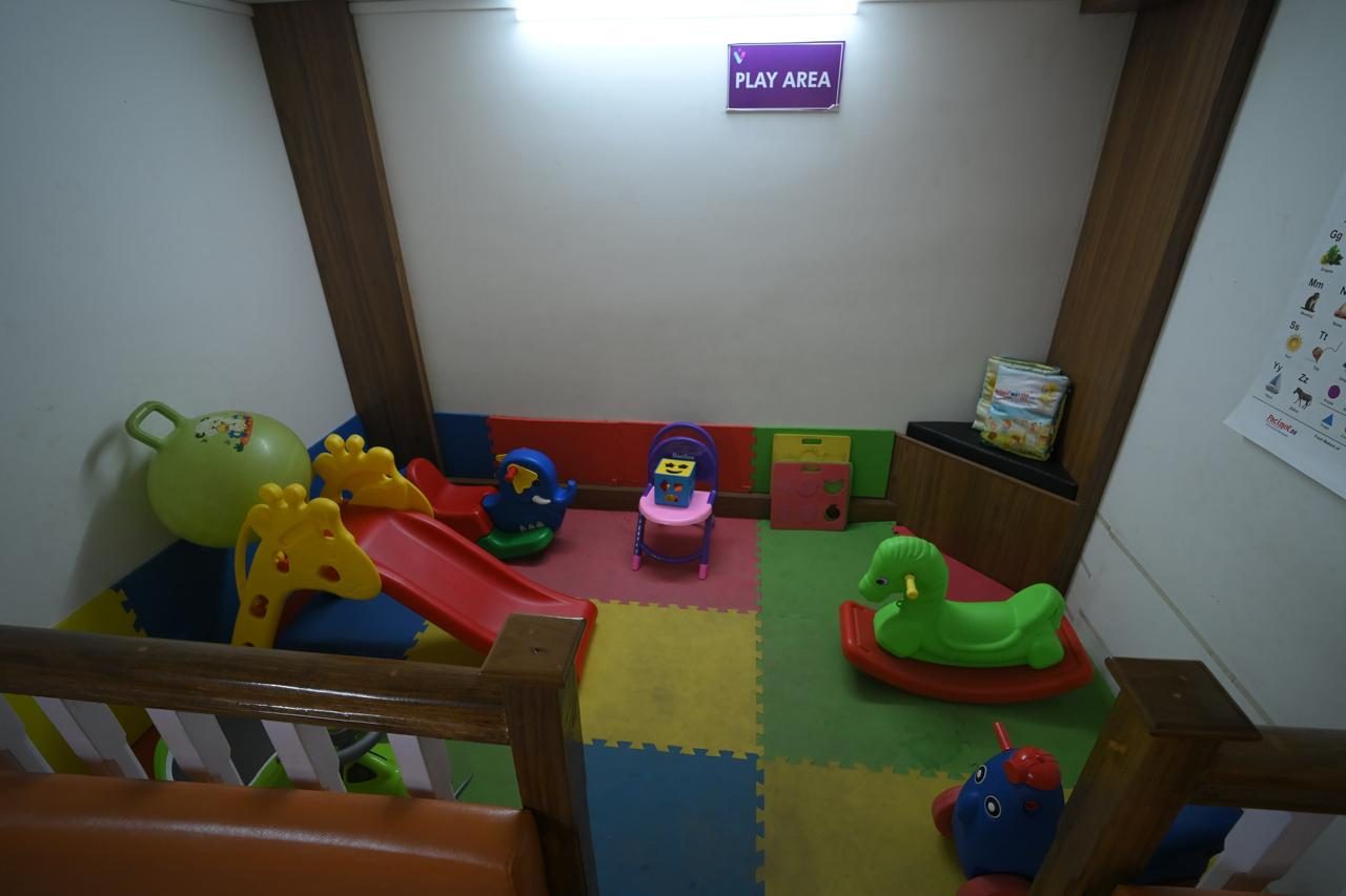 Paediatric play corner at UHS Vista