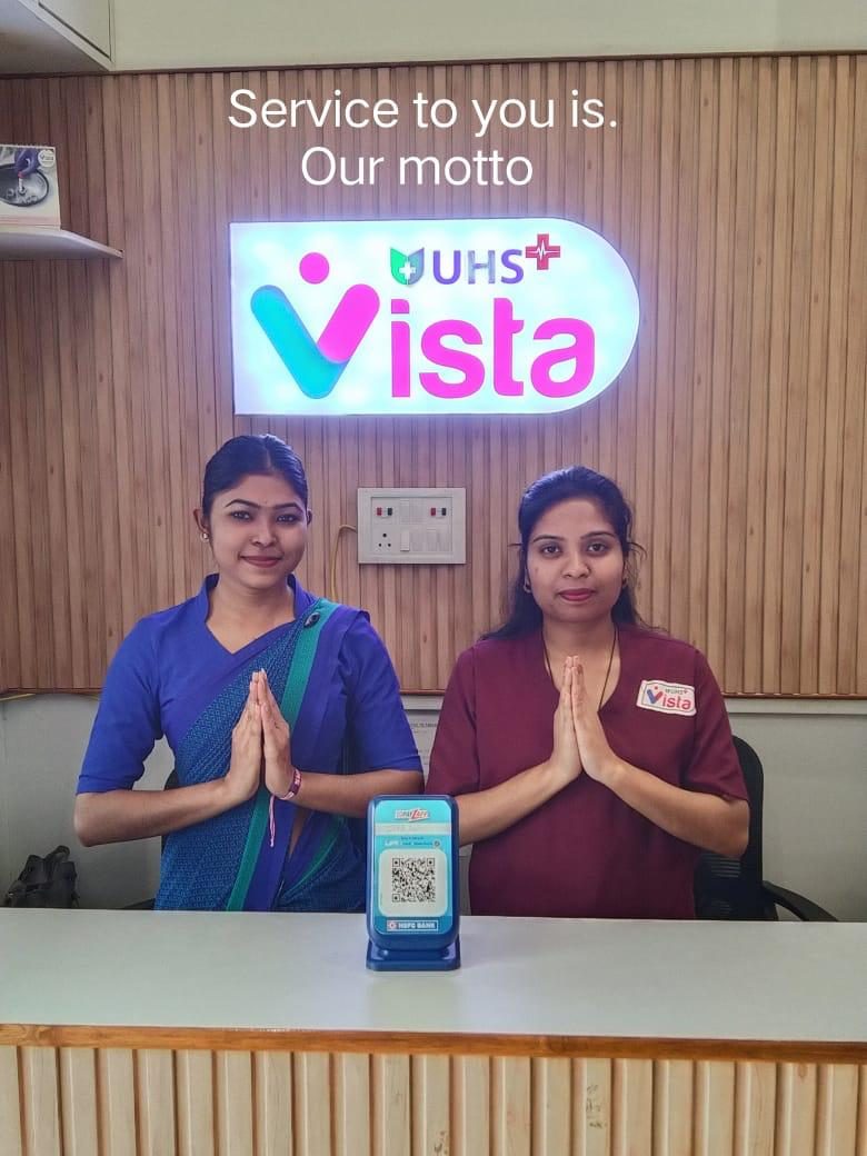 Reception team at UHS Vista